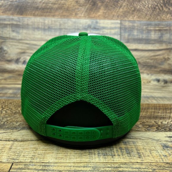 Vintage New York Jets Mens Trucker Hat Green Snapback 50s Original Logo Ball Cap - Picture 5 of 8